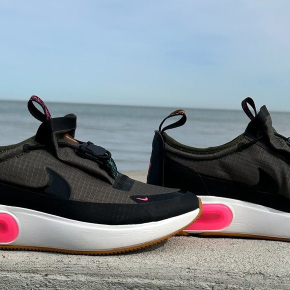 Nike Women's Air Max Dia Cargo Khaki Pink Black Sneakers Sz 9.5 BQ9665-301 - Picture 3 of 8
